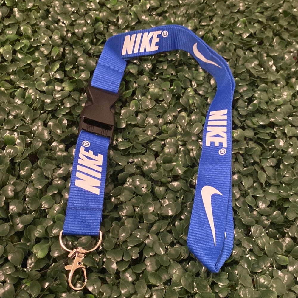 Nike Detachable Lanyard Royal Blue & White